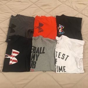 Under Armour lot of 6 boys T-shirts